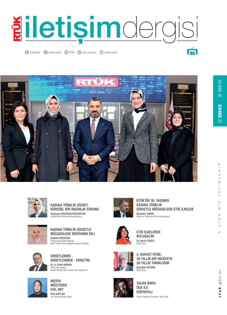 RTÜK İletişim Dergisi’nin 7. Sayısı Yayında