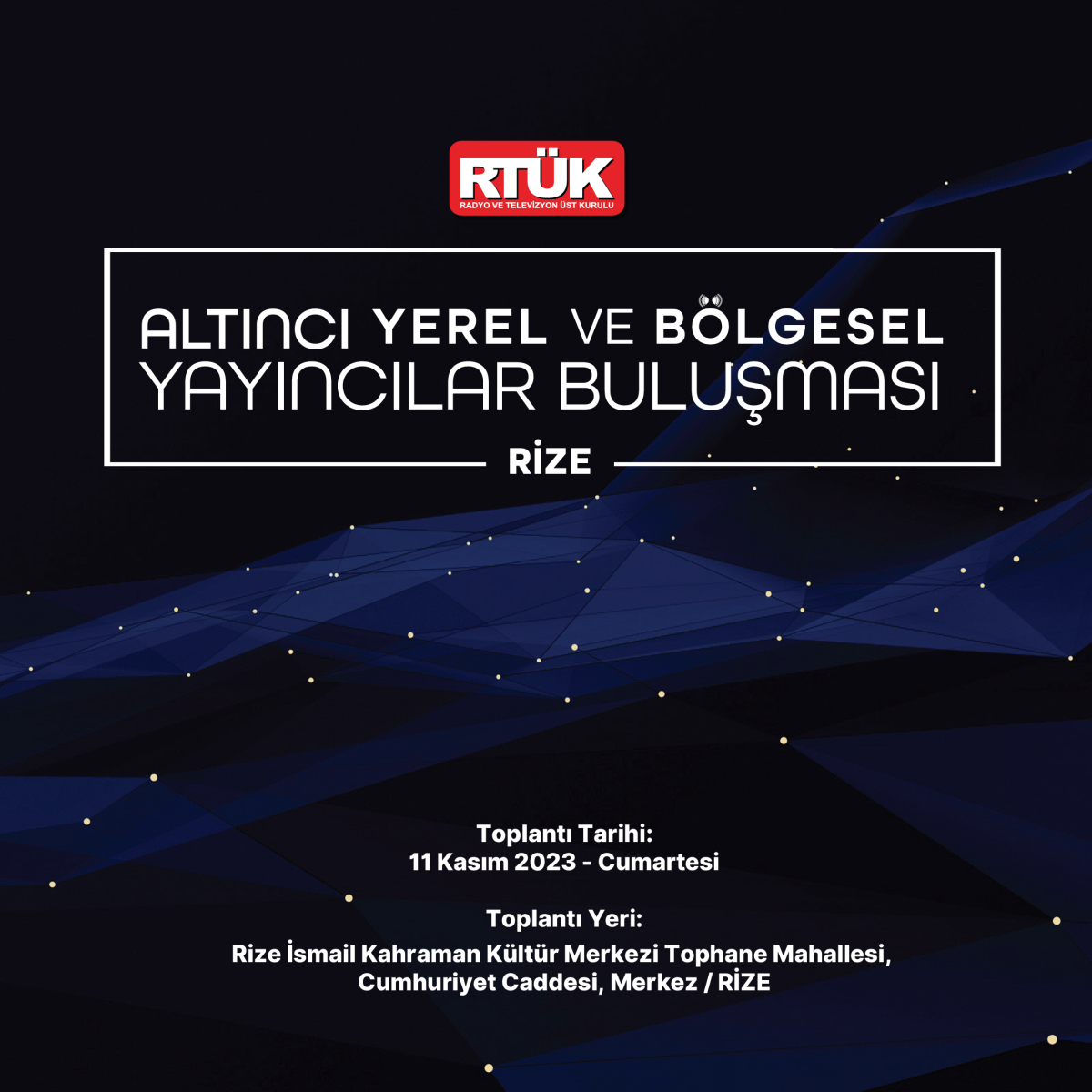 6. Yerel Medya Buluşması Rize’de Yapılacak